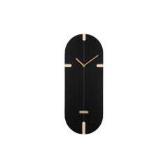 Nástenné hodiny Oxford Oval Karlsson KA6151BK, 20cm